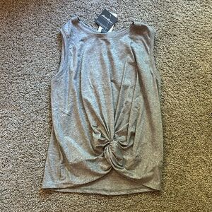 Eddie Bauer gray women workout tank XS NWT